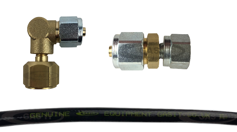 GAS IT None Rubber Lightweight E67.01 OEM specification LPG fill hose Kits
