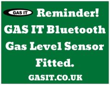 Large Gas Bottle Reminder Magnet