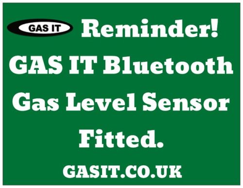 Large Gas Bottle Reminder Magnet