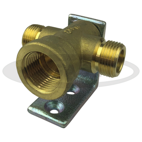POL Bulkhead Fitting for 2 Gas bottles