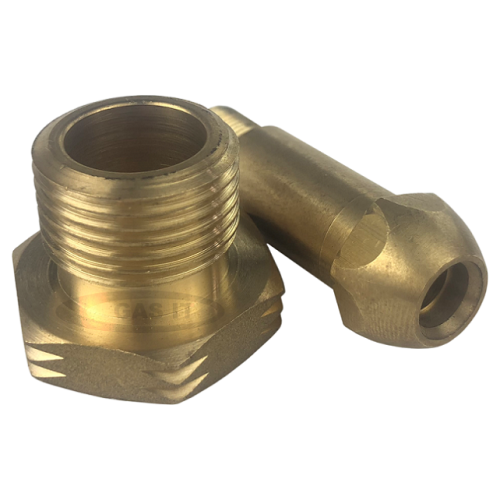 POL Brass Nut with UK POL Stem x 1/4''BSPM