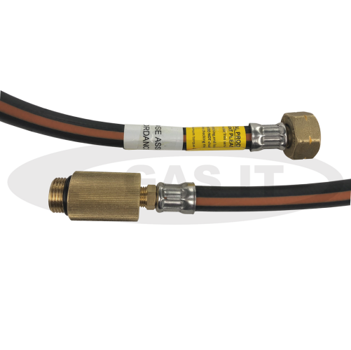 GAS IT Gas reserve hose system 1000mm to UK 21.8LH