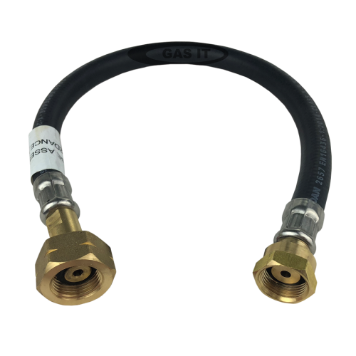 GAS IT 450mm 21.8LH x W20 Rubber Pigtail