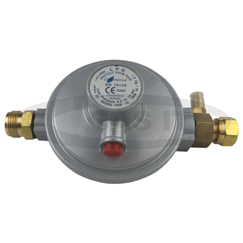 GAS IT 30mbar Regulator W20 X 10mm Compression