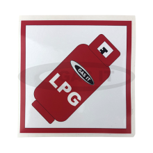 GAS IT Gas Bottle LPG Gas Locker Sticker