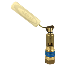 80% Fill Stop with hose elbow for 230 x 105° tank