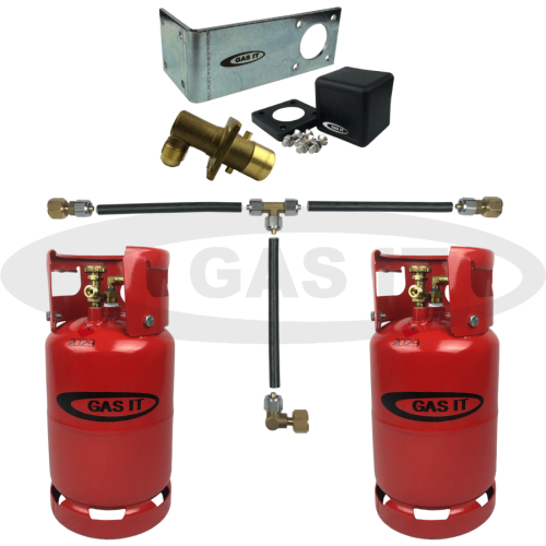  11kg Twin Gen2 Bottle Kit & EASYFIT Fill System