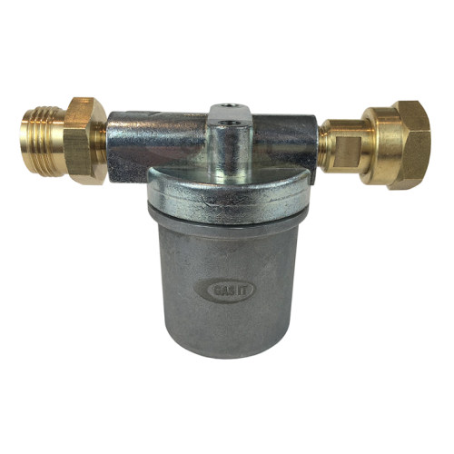 GAS IT Bulkhead Regulator High Capacity Vapour Filter (W20 Male in x W20 Female Out)