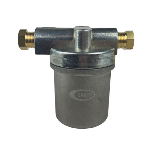 GAS IT High Capacity Vapour Filter 8mm to 8mm Inline Vapour Filter