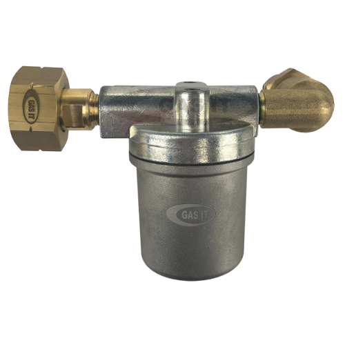 GAS IT Bottle Tap High Capacity Left Handed Vapour Filter - 21.8LH GAS IT Bottle Fitting